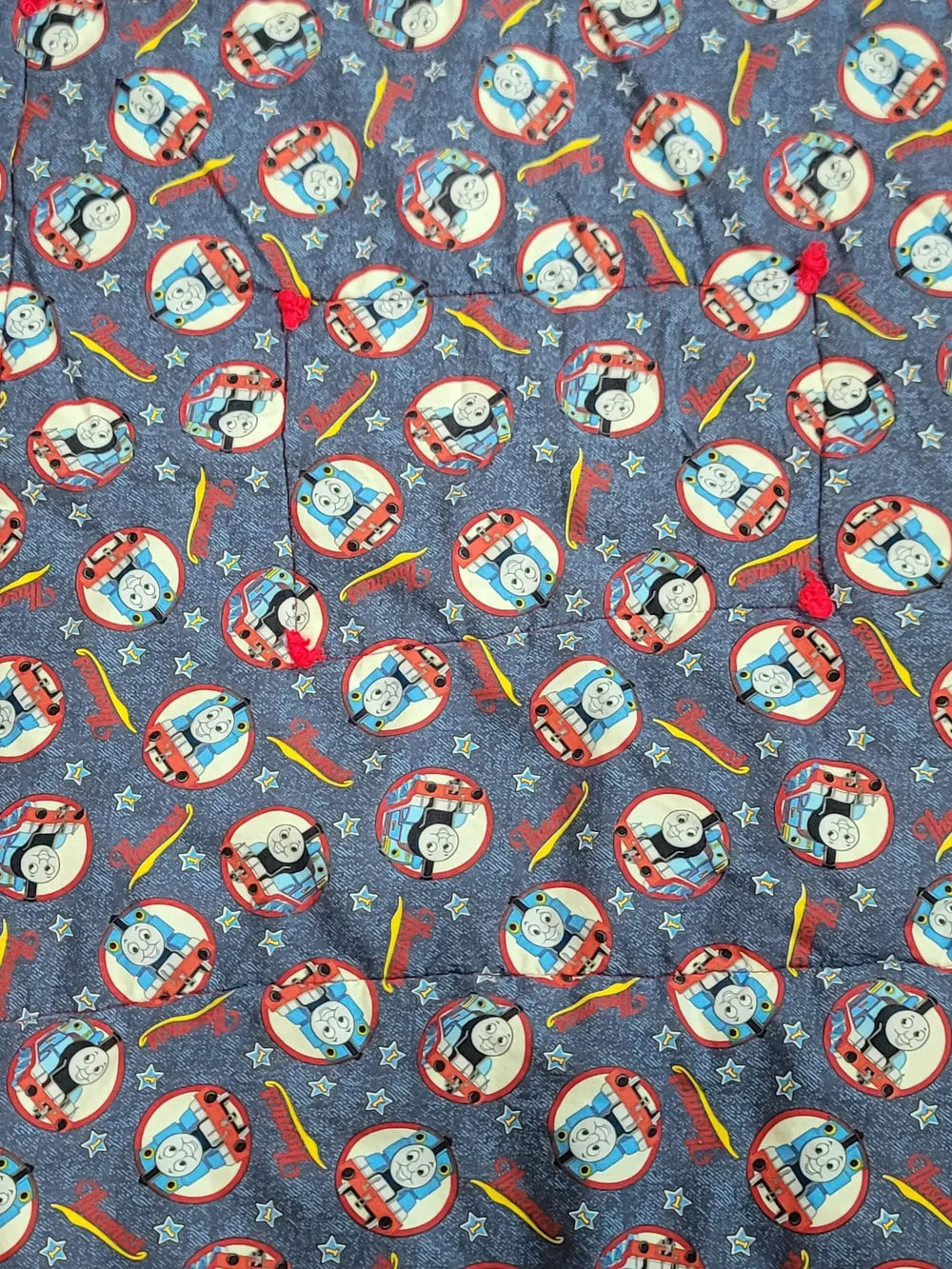 Handmade Thomas The Tank Quilted Blanket